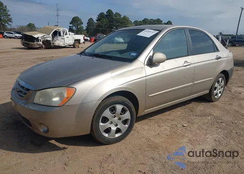 2004 Kia Spectra Ex/Lx z USA, uszkodzony, nr VIN KNAFE121045040480